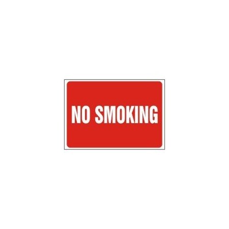 Accuform Safety Sign NO SMOKING 7 in x 10 in PLASTIC MSMK400VP MSMK400VP
